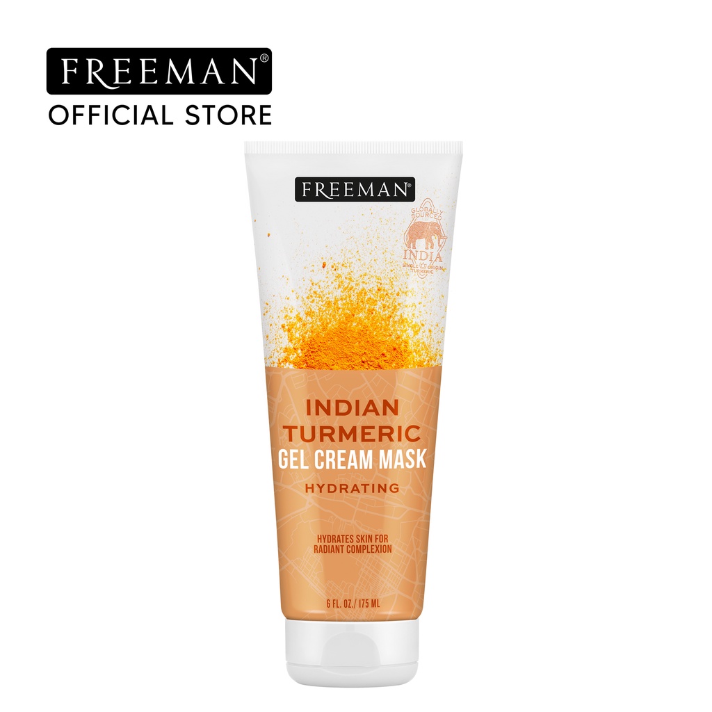 Freeman Beauty Hydrating Leave On Gel Cream Mask - Indian Turmeric ...