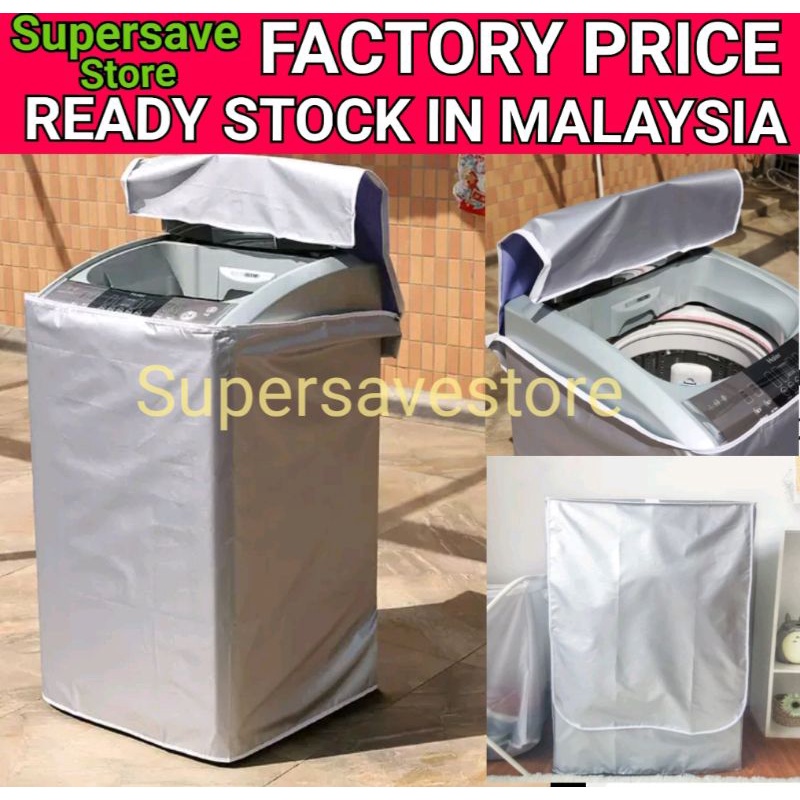 Supersavestore Washing Machine Cover Waterproof Dustproof Sunproof Case ...