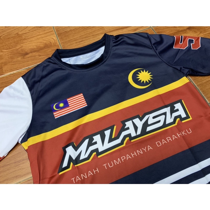 Malaysia 57th Years Sublimition Jersey Merdeka Celebration Wear Baju ...