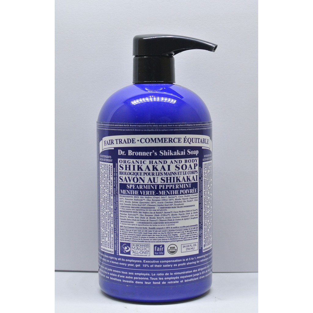 Dr.bronner's Dr. Bronner's Shikakai Body WashMint 24oz/710ml Shopee Malaysia