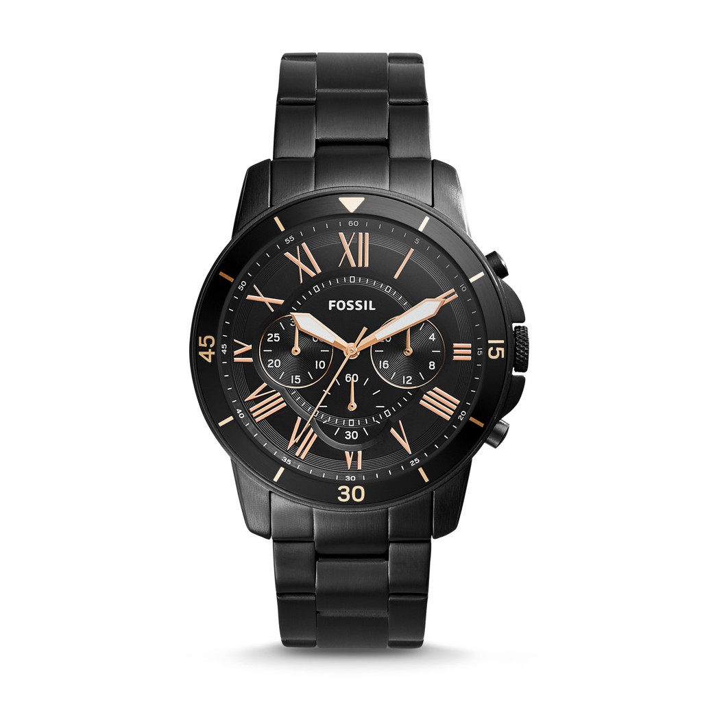 Original Watch Grant Sport Chronograph Black Stainless Steel Watch ...