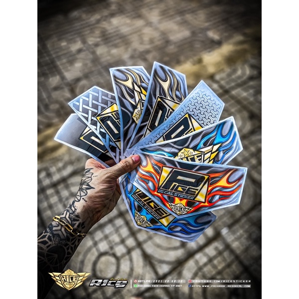 Sirius Hello Fire Pattern Ricedecal (white head) | Shopee Malaysia