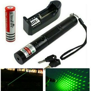 50mW 532nm Green Laser Pen Single-Beam-Spot  Built-in-Rechargeable-Battery-G102 - Cool Laser Pointers