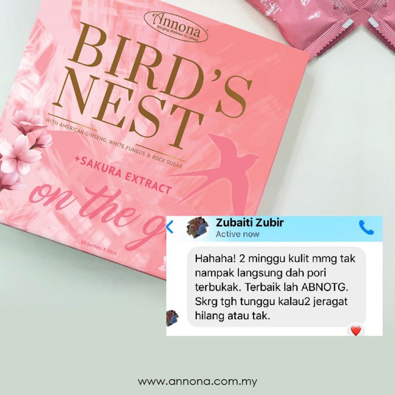 OTG!! ANNONA BIRDS NEST ON THE GO!! READY STOCK !! SM Shopee Malaysia