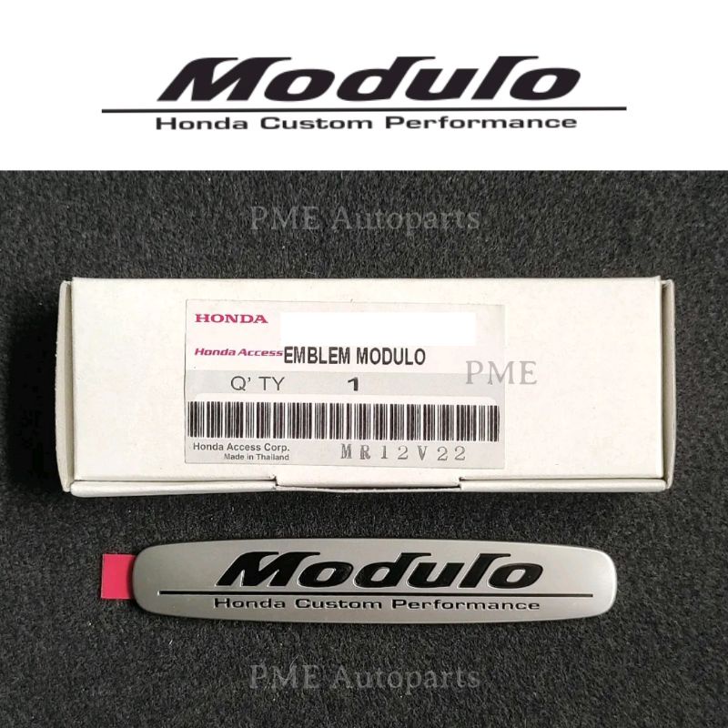 Genuine Honda Access Modulo Side Skirt Emblem City Jazz Grace Fit Civic ...