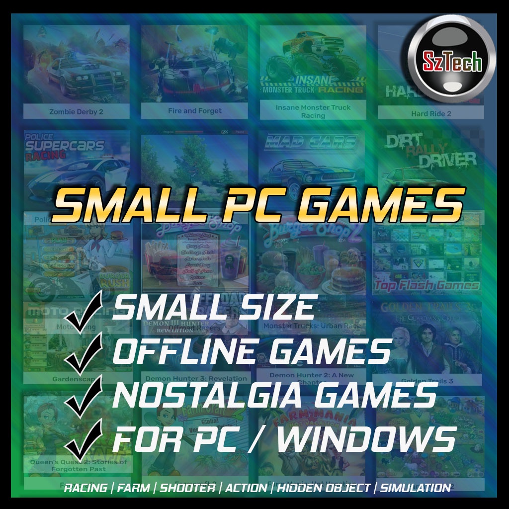 small pc games collection