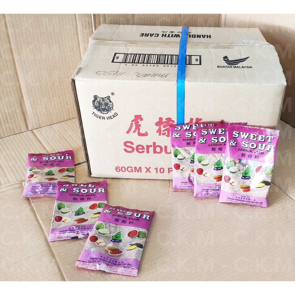 WHOLE SELL CTN Serbuk Asam/Plum Powder/Sweet&Sour/批发整箱装酸梅粉/中马梅粉 ...