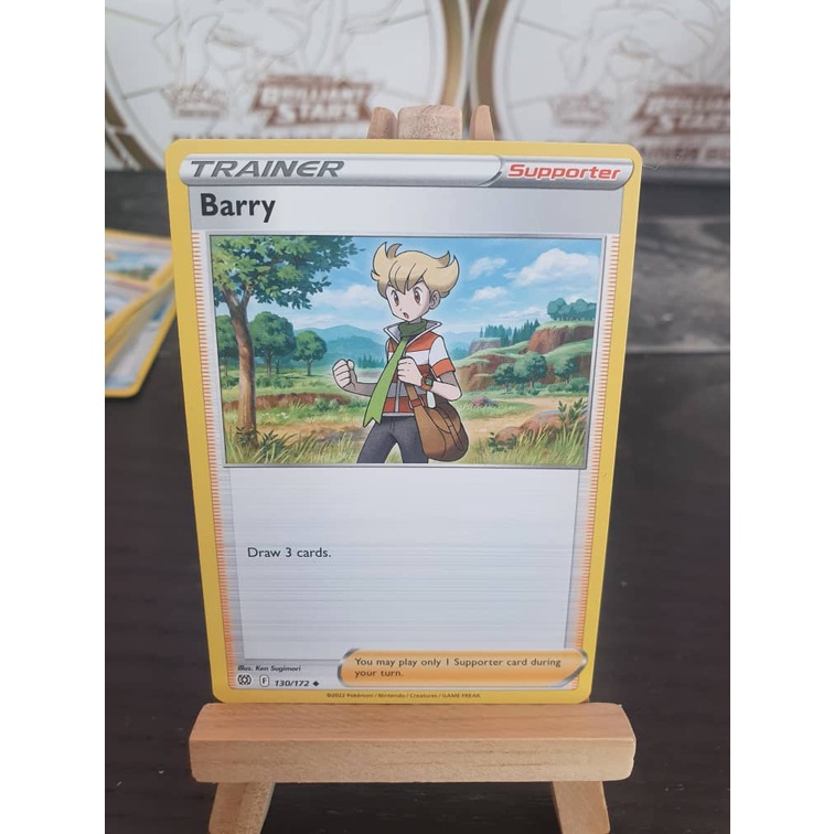 Pokemon TCG: Sword & Shield Brilliant Stars - Barry 130/172 - Uncommon |  Shopee Malaysia