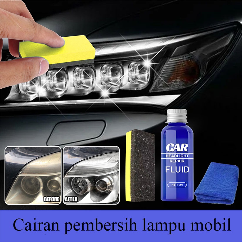 Car Headlamp Cleaning Medicine Car Headlight Whitening Liquid Mica