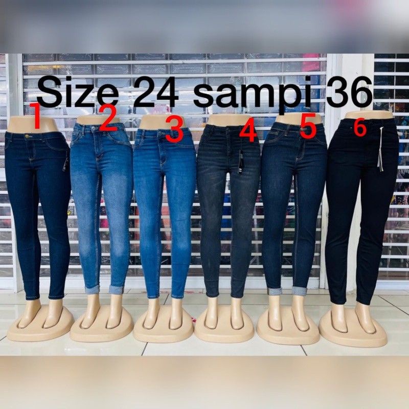 🔥🔥🔥Random woman’s skinny jeans good quality🔥🔥🔥 | Shopee Malaysia