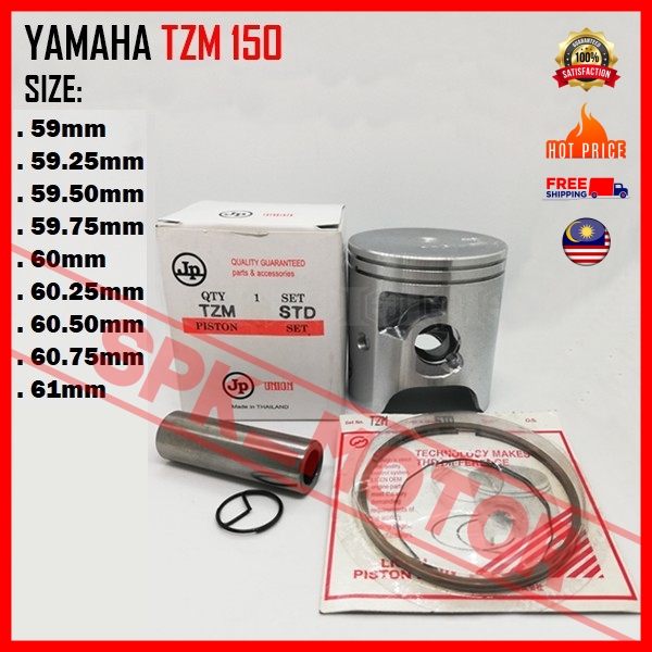 Yamaha Tzm 150 Tzm150 59mm~62mm Piston Kit Pin 16 Motorcycle Motosikal 2 Stroke Racing Engine 2332