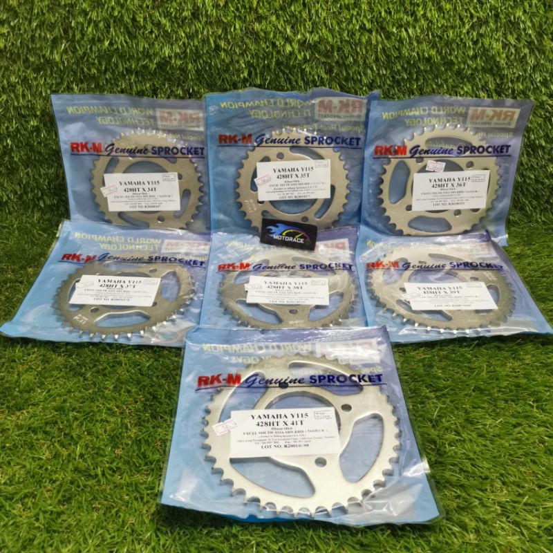 RK-M RKM REAR SPROCKET 428 HEAVY DUTY YAMAHA LAGENDA SRL115 (34T - 41T ...