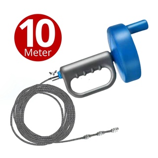 10M Drain Unblocker Flexible Rod Auger Snake Rod Kitchen Toilet Sewer  Blockage Cleaner Pipe Dredger Hair Clogging Plumbing Tool - AliExpress