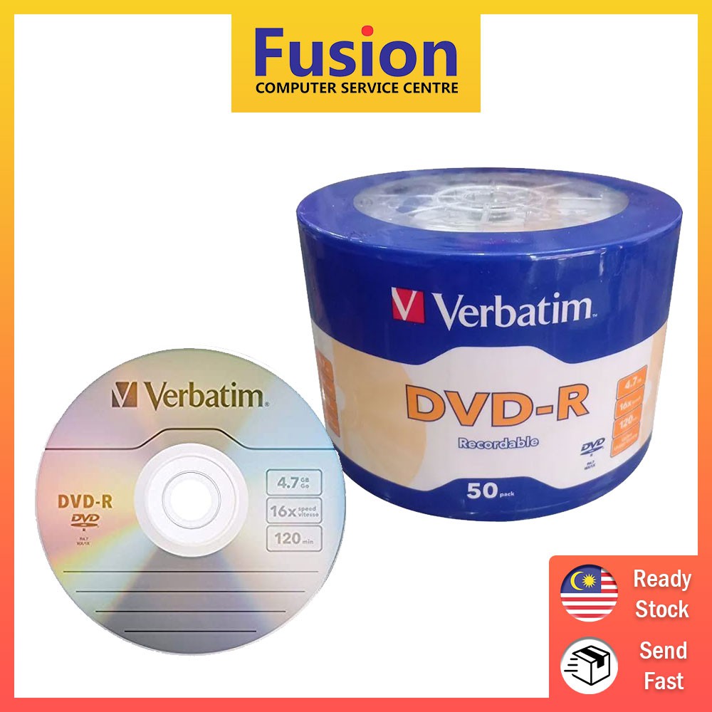 1PC VERBATIM DATA LIFE DVD-R EXTRA PROTECTION 4.7 GB 120 MIN 16X Blank ...