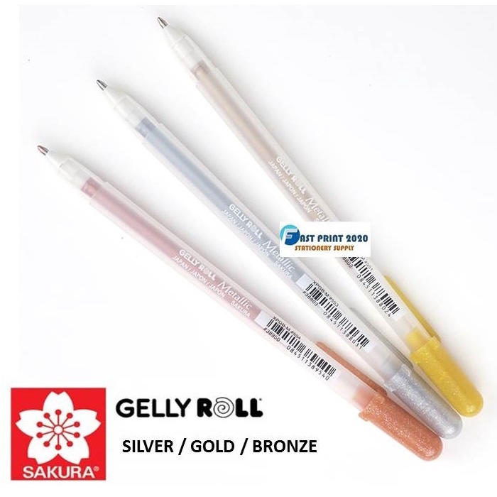 SAKURA GELLY ROLL METALLIC GEL INK PEN 1PCS | Shopee Malaysia