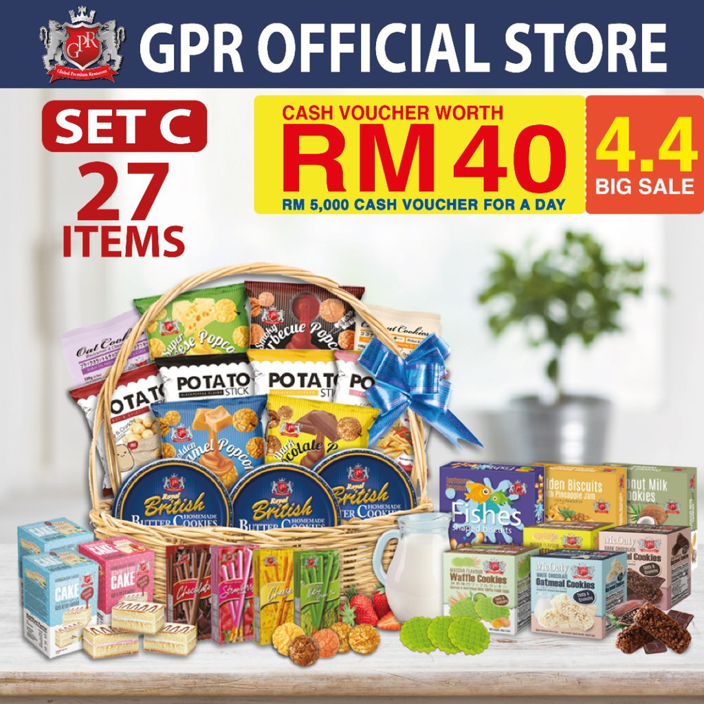 GPR Royal British Butter Cookies Combo Set C Shopee Malaysia