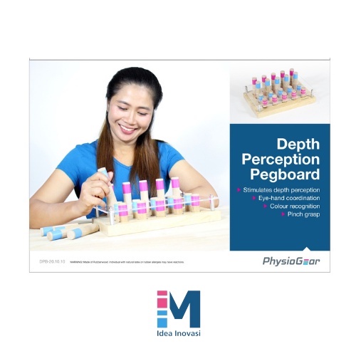 Physio Gear Depth Perception Pegboard/Physiotherapy Equipment/Exercise
