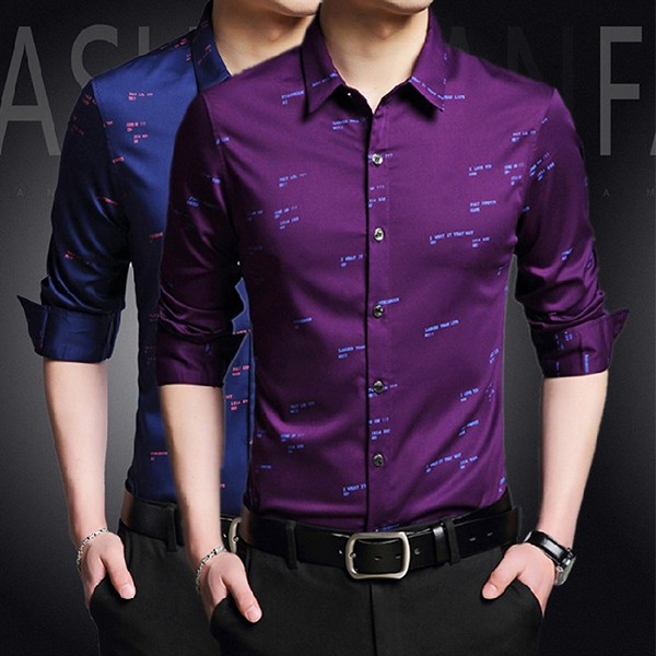 New Ariival Fashion Casual Shirts Formal Business Cotton Long Sleeve Men  Shirts