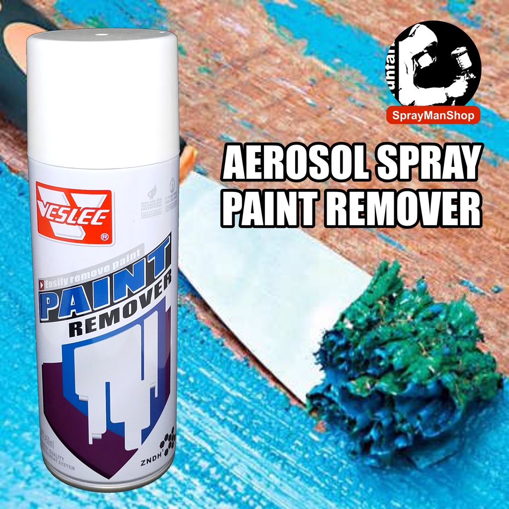 Spray Man Veslee Aerosol Paint Remover Paint Stripper 450ml | Shopee ...