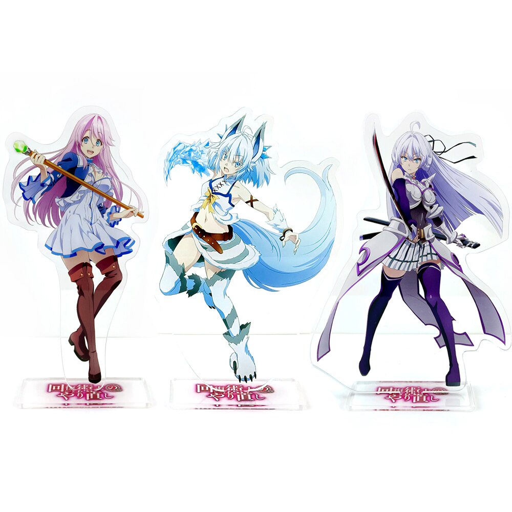 Redo Healer Anime, Healer Anime Characters, Stand Model Plate Toy