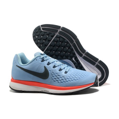 NIKE AIR ZOOM PEGASUS 34 ICE BLUE ORANGE Shopee Malaysia