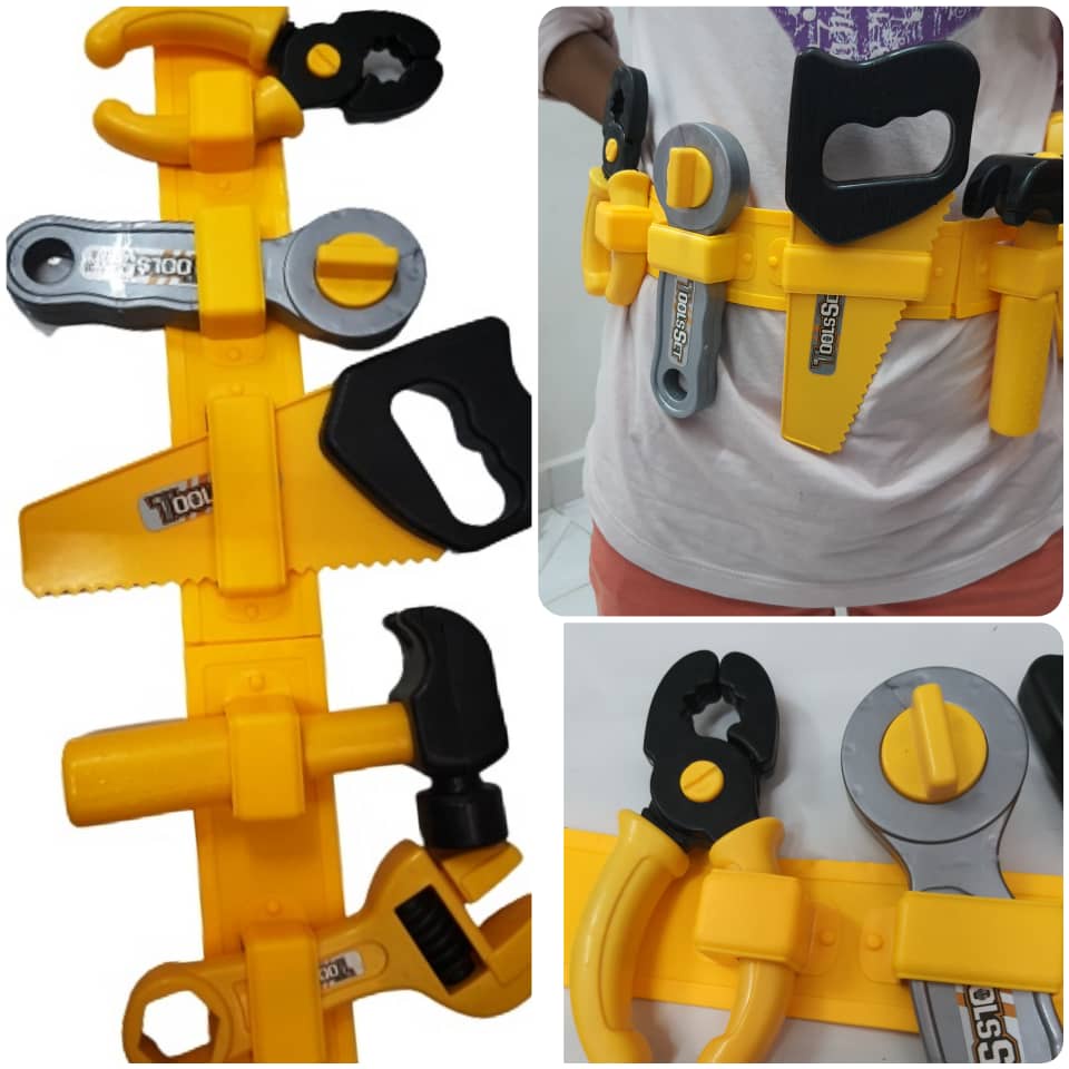 Ready Stock!!! Mastercraft tool set kids toys tools hammer, screwdriver