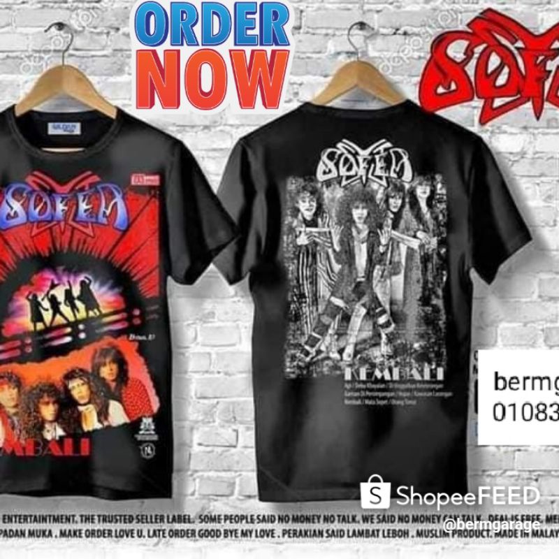 T shirt band rock hotsell
