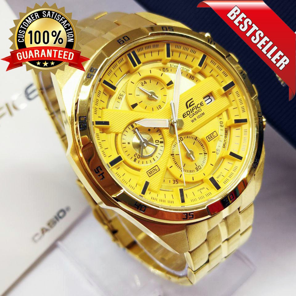 Gold cheap casio edifice