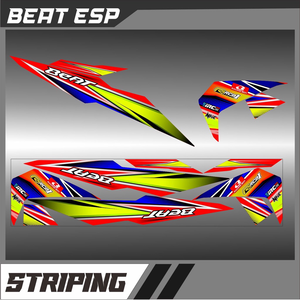 Striping Variations Of BEAT ESP CUSTOM RACING Are Perfect To Increase ...