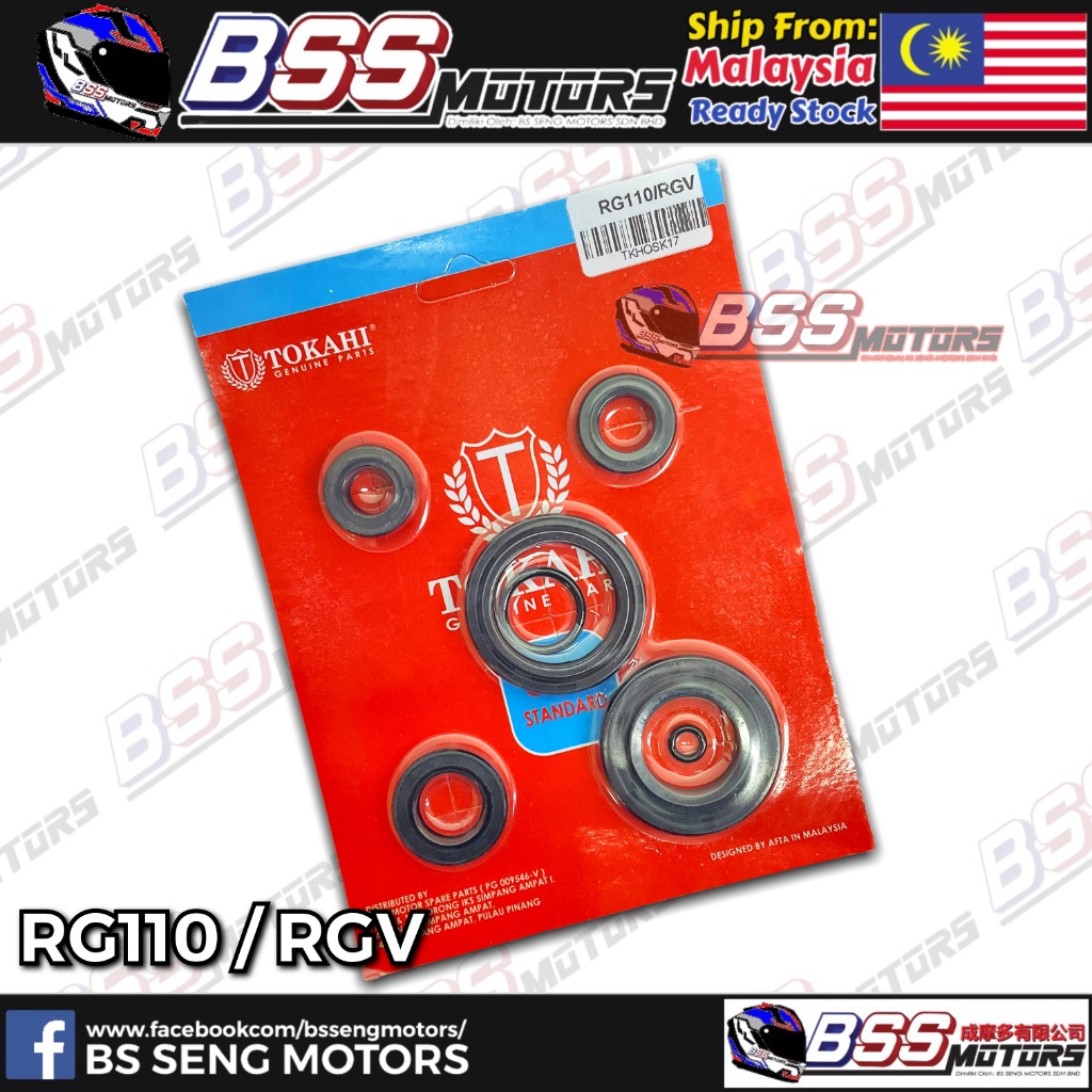 TOKAHI Oil Seal Set Honda EX5 Dream Class Starter GBO Wave Dash 110 125