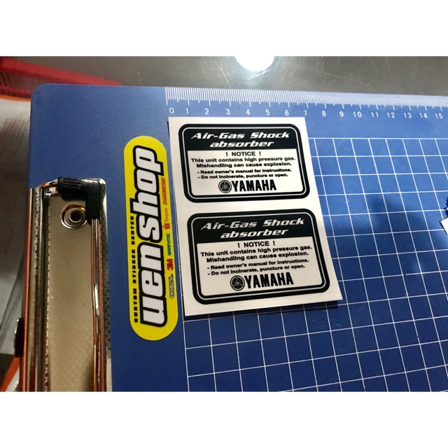 Sticker DECAL UNTUK MOTORSIKAL COPY #YAMAHA #airgasabsorber #NVX #aerox ...