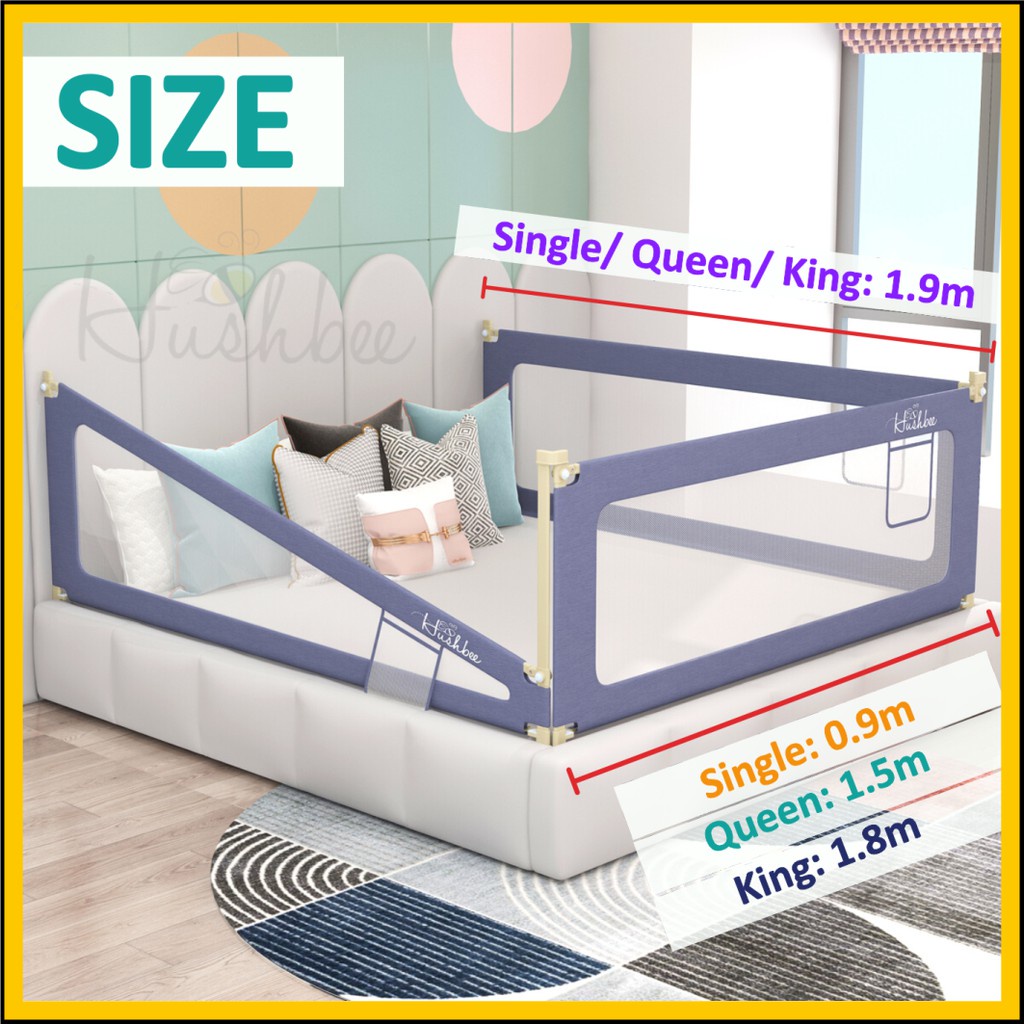 Lifting Baby Safety Bed Guard Bed Rail Anti fall Bed Fence Bed Gate Guard Pagar Katil Tilam