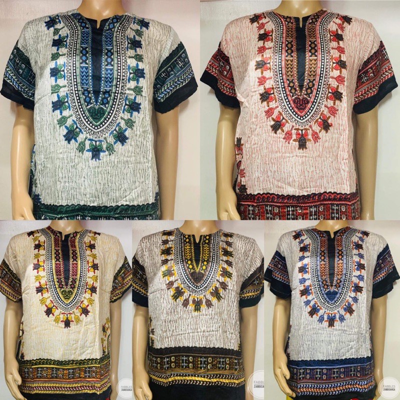 Randy Dashiki Shirt/Batik/Indian/Tribal/Reggae/Rasta/Bohemian | Shopee ...