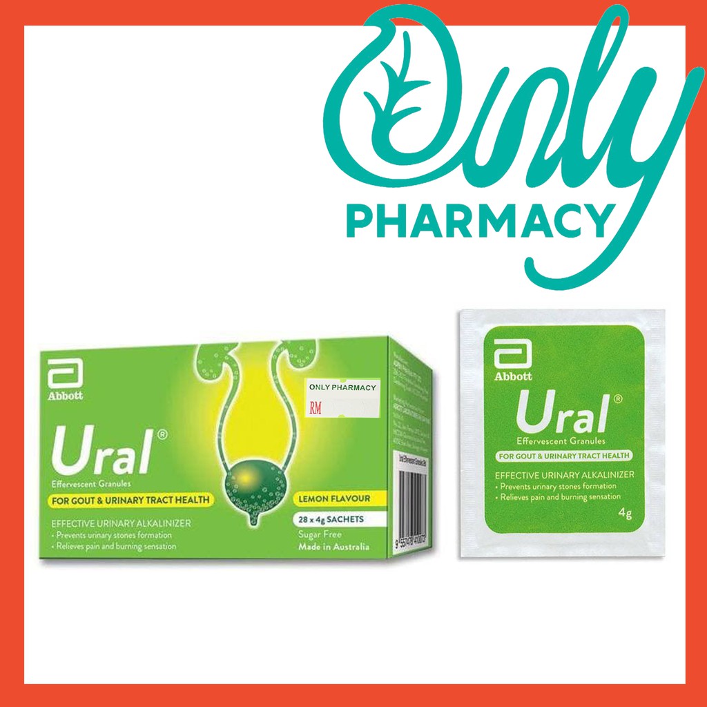 Ural Effervescent Granules 4g 1sachet Ural Sachets Shopee Malaysia