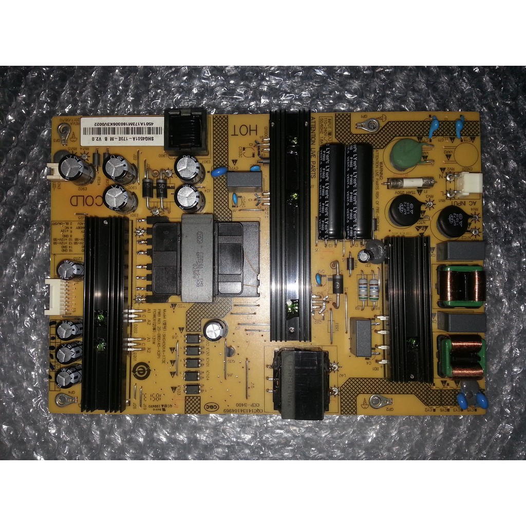 SHARP 2T-C45AD1X 2TC45AD1X TV POWER BOARD ORIGINAL GENUINE | Shopee ...