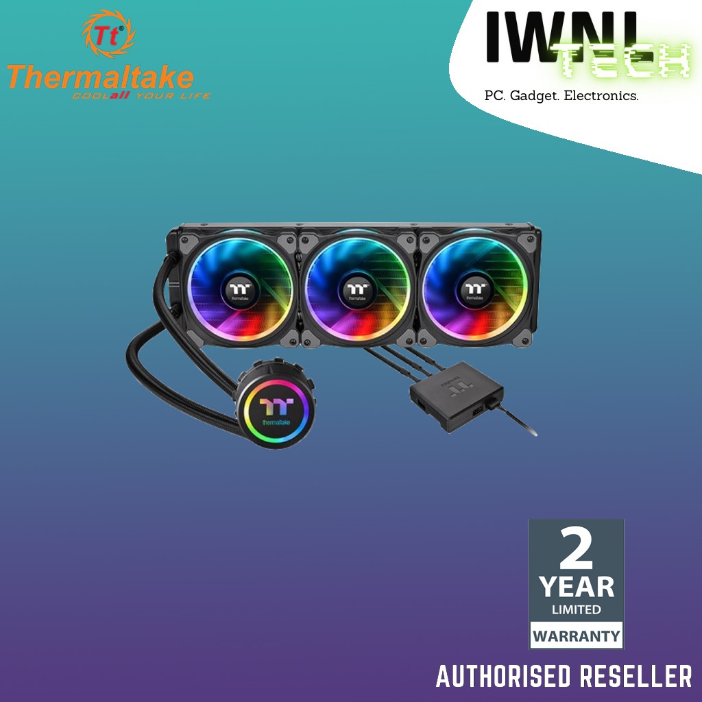 Thermaltake Water Cooling Aio Floe Riing 360 Tt Premium Edition 360mm Tr4 Edition Cl W235 3918