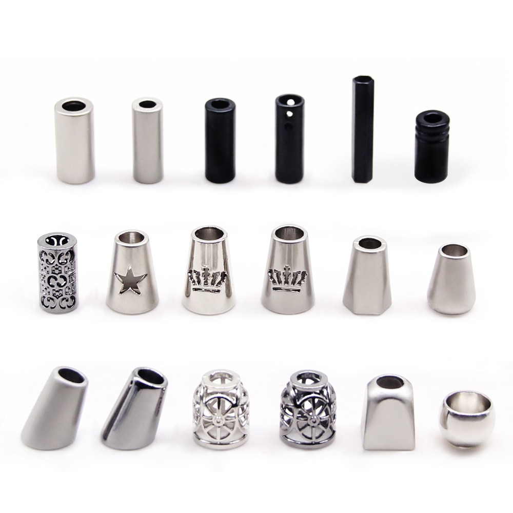 10pcs High Quality Metal End Stopper Cord Rope Ends Locks Lanyard Clips ...