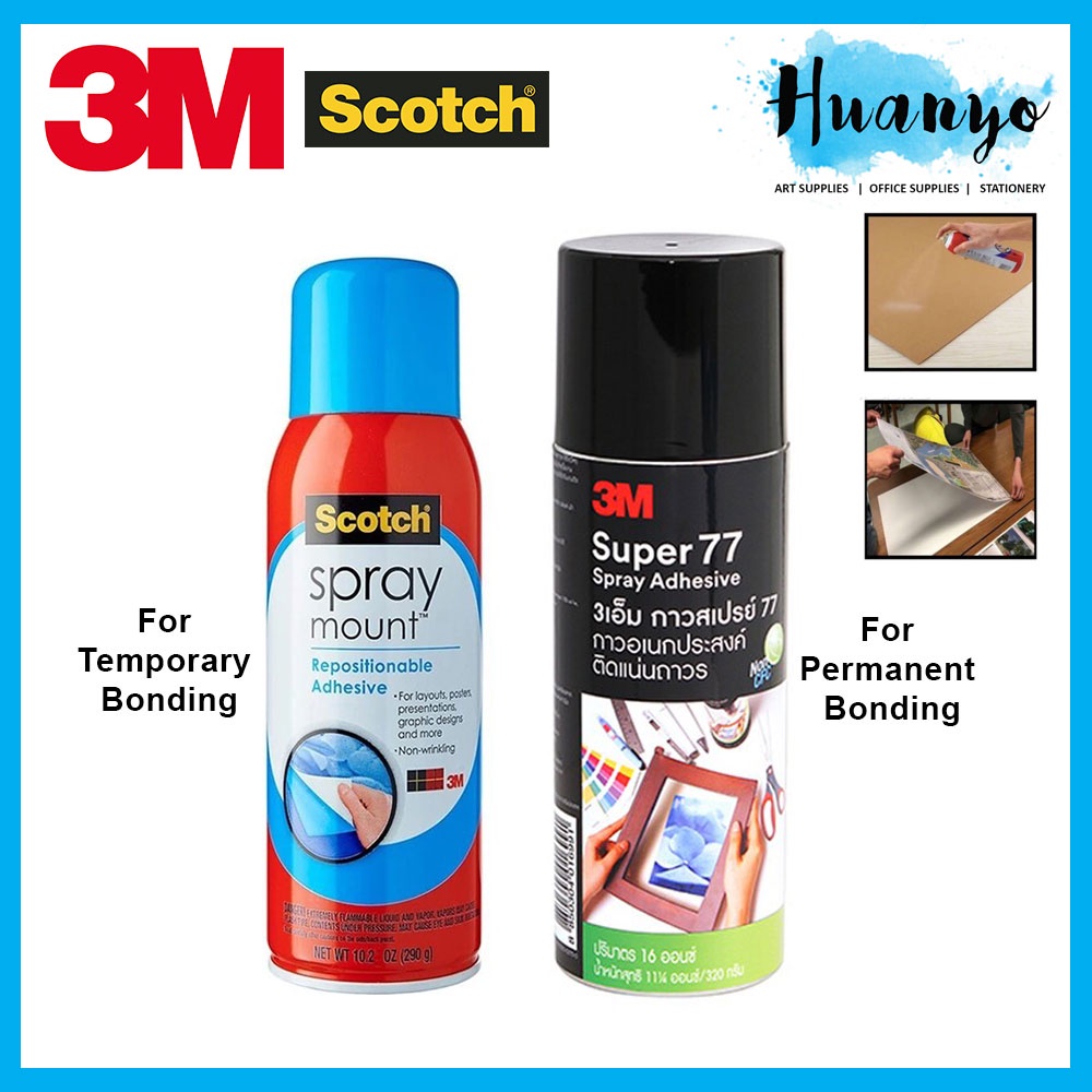 3M Mount repositionable Spray Adhesive, Clear