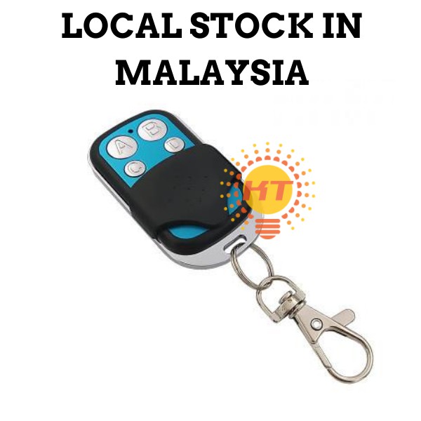 433 mhz RF Fixed code HS1527 EV1527 4 button wireless remote control ...