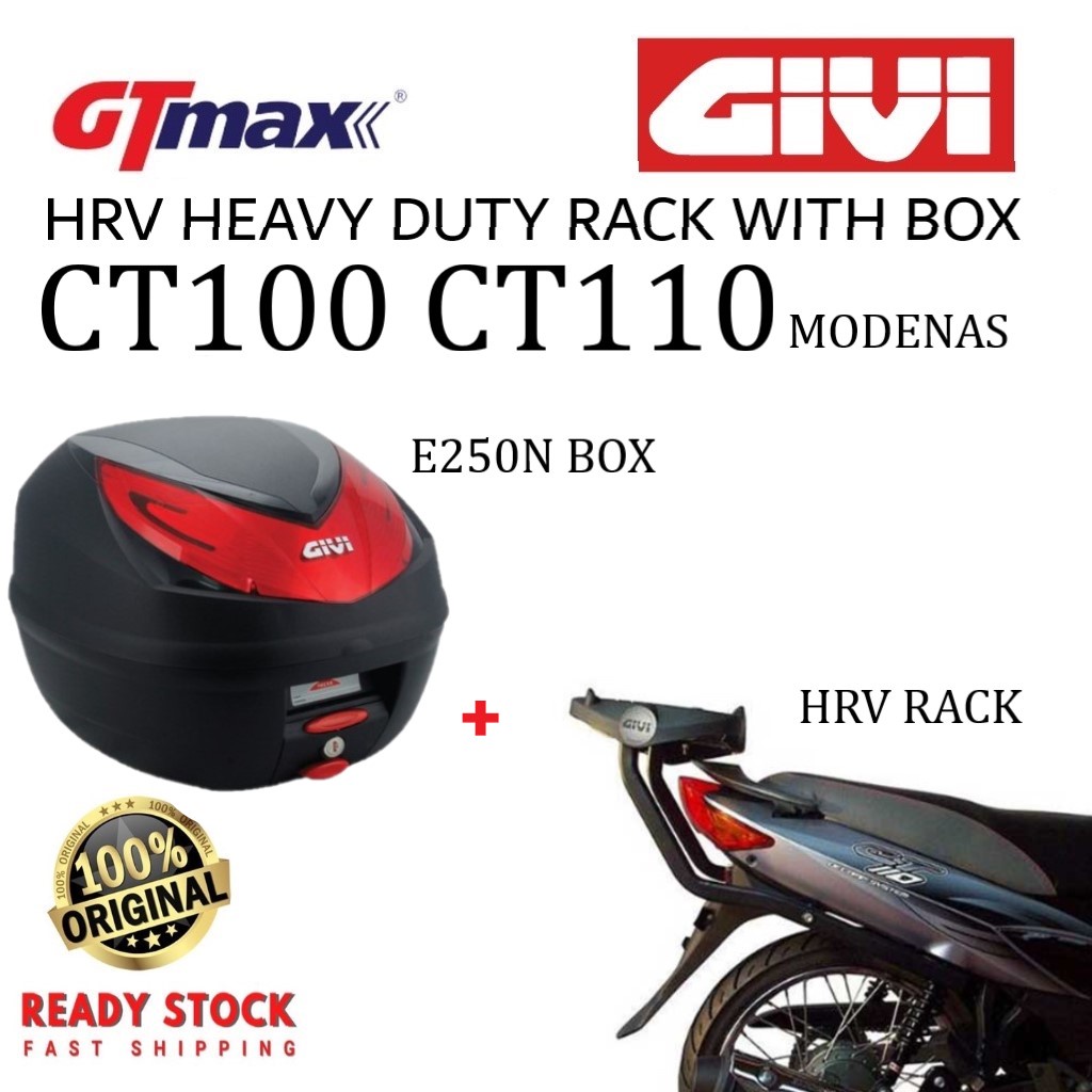 Monorack J Givi Heavy Duty Rack Hrv Modenas Ct Ct With Givi E Box Shopee Malaysia