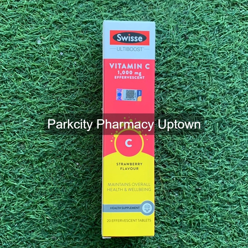 Swisse Ultiboost Vitamin C 1000mg Effervescent Tablets 20s (Strawberry) Shopee Malaysia