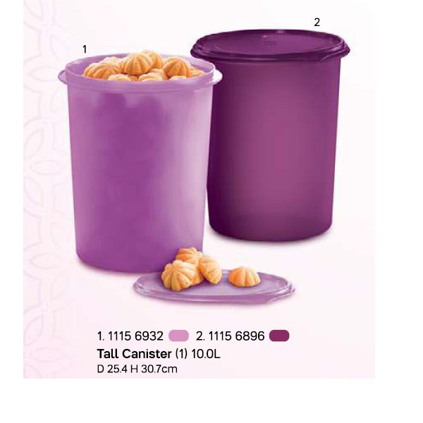 Tupperware Tall Canister 10L (1pc) | Shopee Malaysia