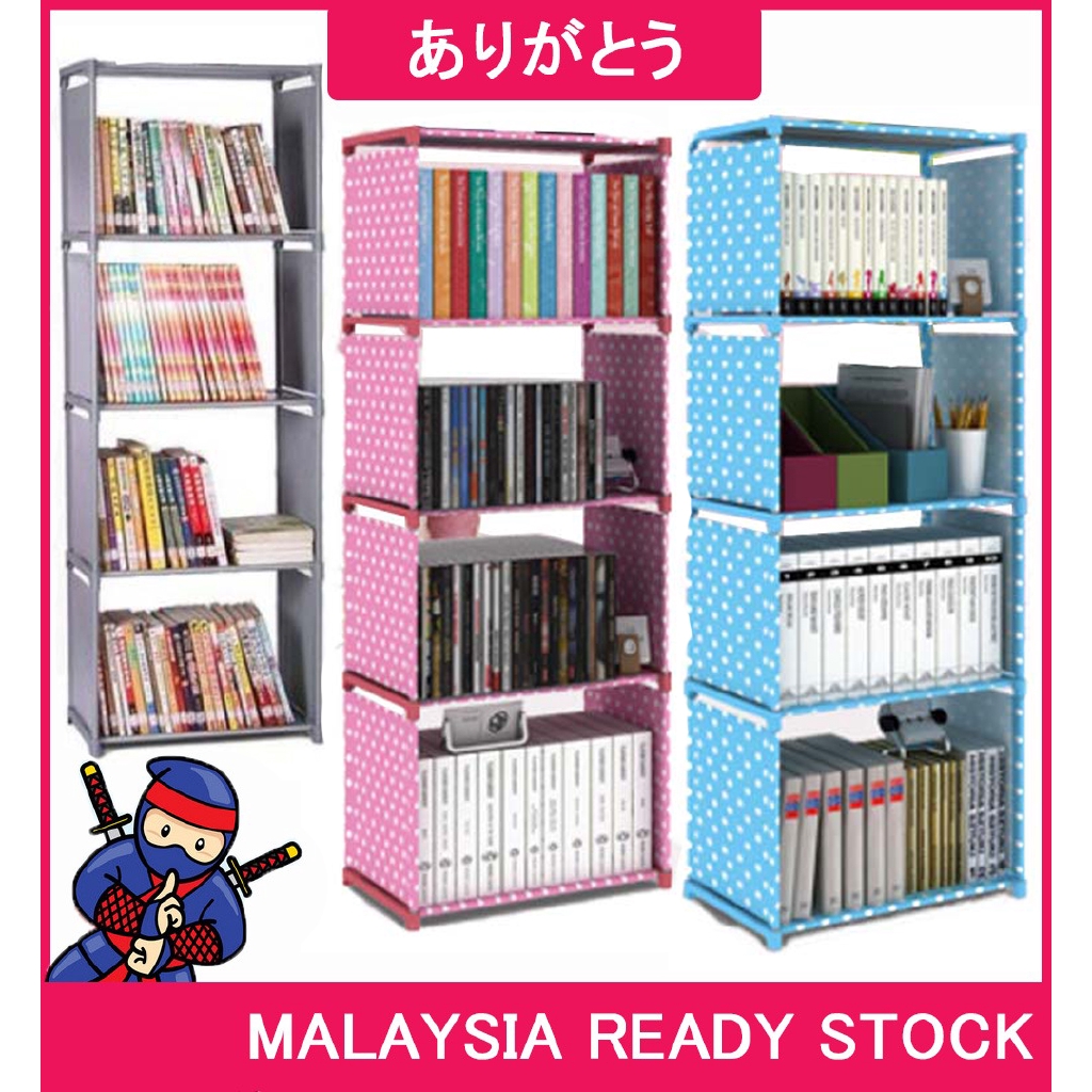 Arigatou DIY Book Storage Shelf Rack Office File Document Folder ...