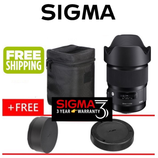 Sigma 20mm F/1.4 DG HSM Art lens original for Sony EMount/full frame