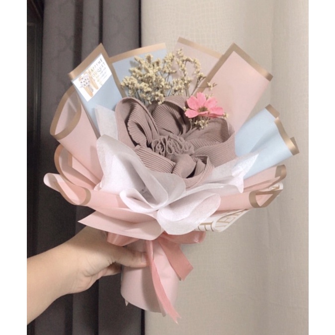 BOUQUET TUDUNG SHAWL PLATED BAWAL bouquet birthday bouquet friendship ...