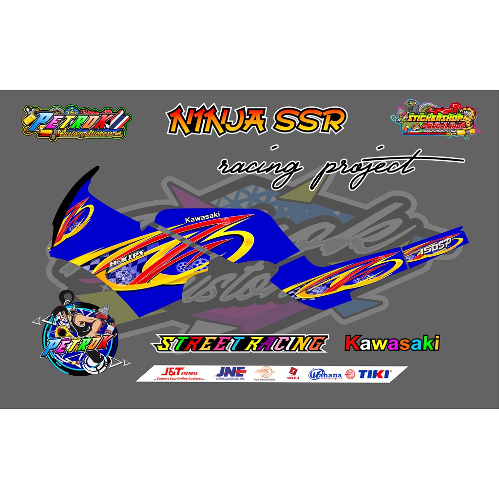 Striping Variation Ninja SSR 150 Les Kawasaki Ninja Shopee Malaysia
