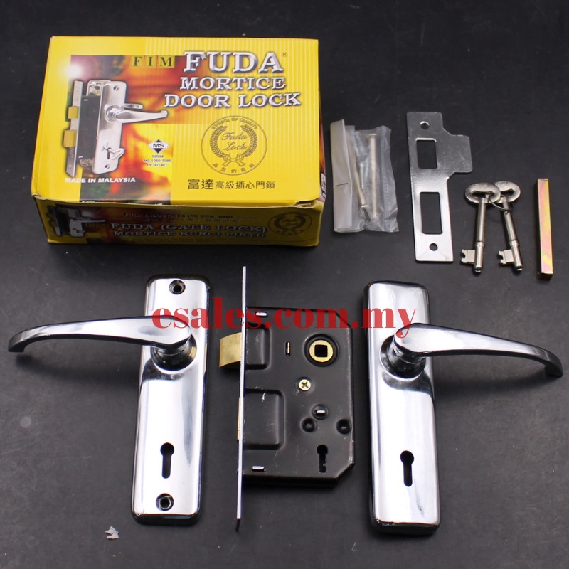 Fuda GL2825/GR2825 Mortise Door Lock Left/ Right Handle Gate Lock