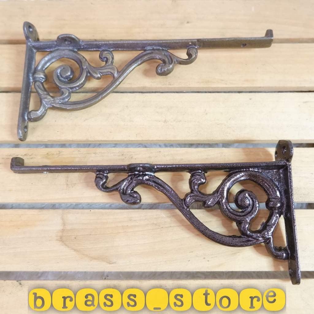 SIKU Wall Shelf Elbow And Aluminum Elbow Board Shelf Support | Shopee ...
