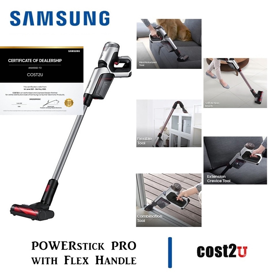 SAMSUNG CORDLESS POWERSTICK PRO SAMSUNG VS80N8015K2/ME (Vacuum Cleaner) Shopee Malaysia