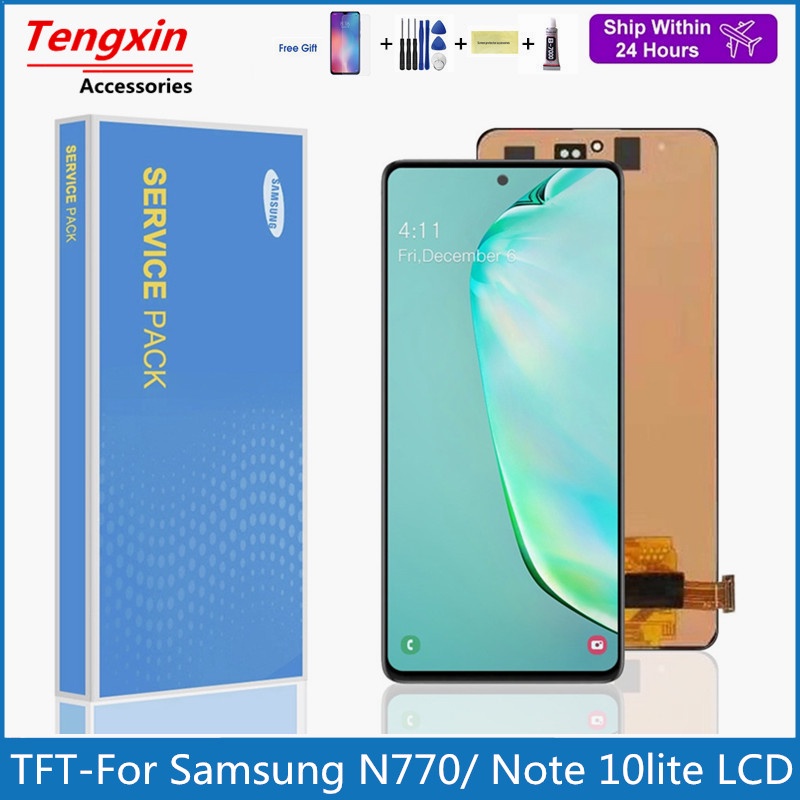 100% Test Note 10 lite Display for Samsung Galaxy Note 10 Lite